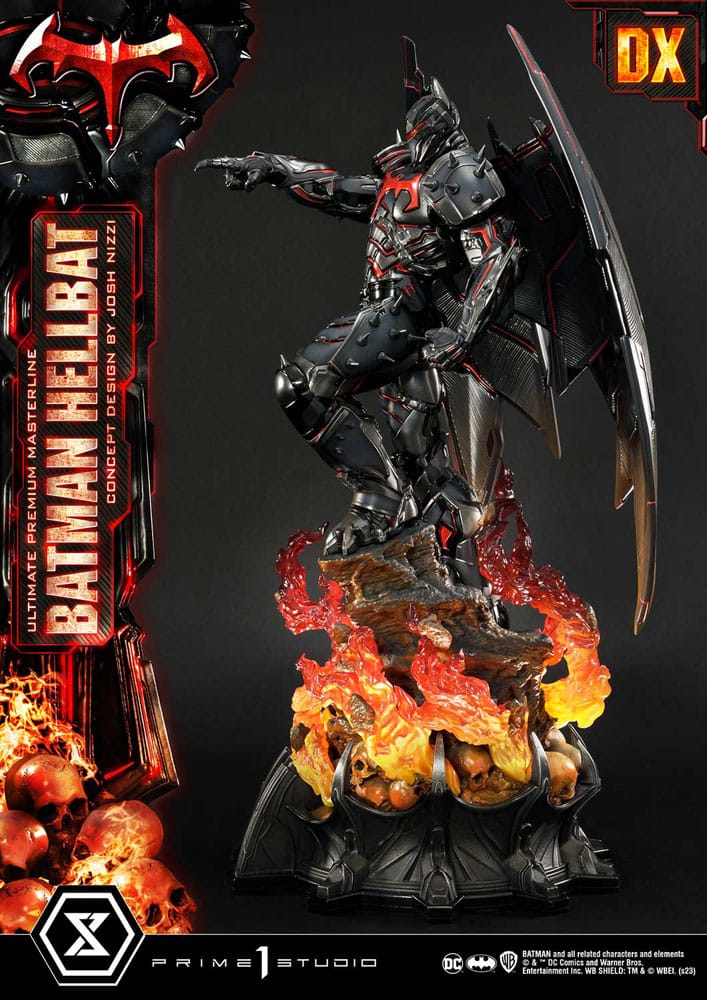 Batman Ultimate Premium Masterline Series Statue Hellbat Concept Design by Josh Nizzi Deluxe Version 76 cm