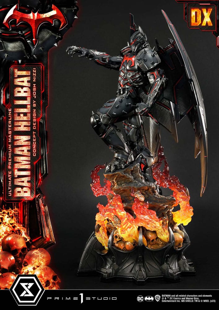 Batman Ultimate Premium Masterline Series Statue Hellbat Concept Design by Josh Nizzi Deluxe Version 76 cm