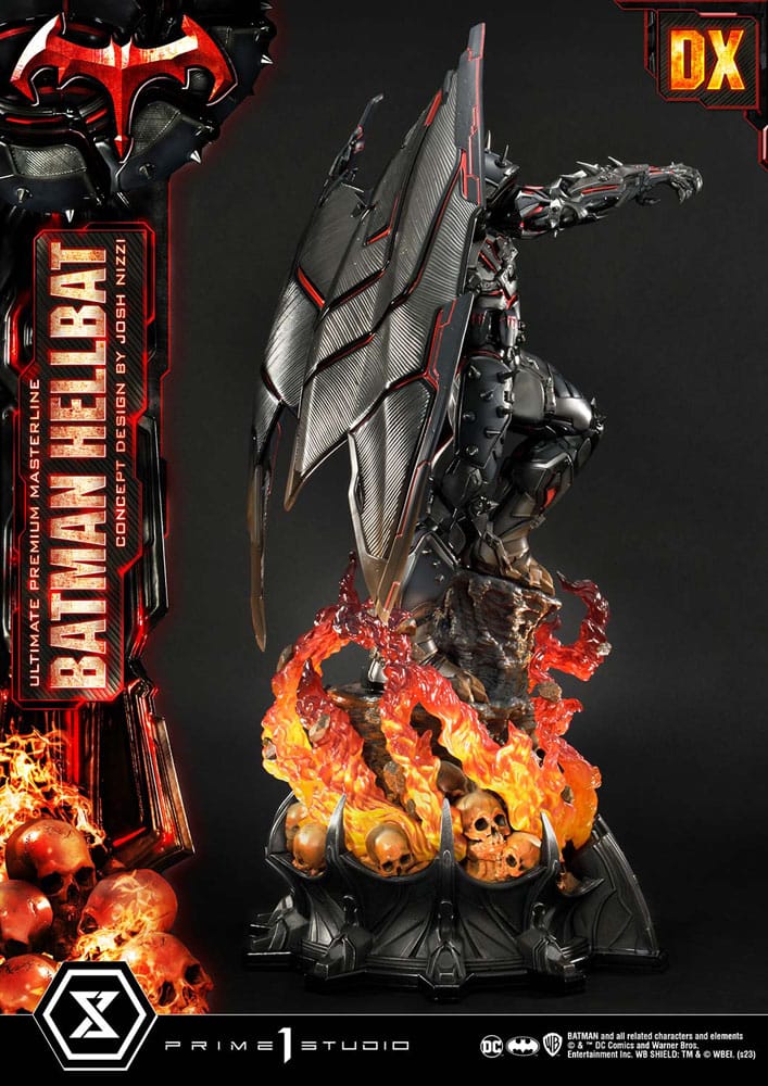 Batman Ultimate Premium Masterline Series Statue Hellbat Concept Design by Josh Nizzi Deluxe Version 76 cm