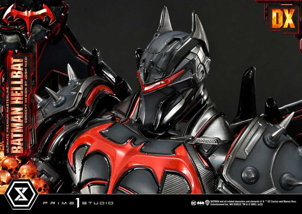 Batman Ultimate Premium Masterline Series Statue Hellbat Concept Design by Josh Nizzi Deluxe Version 76 cm