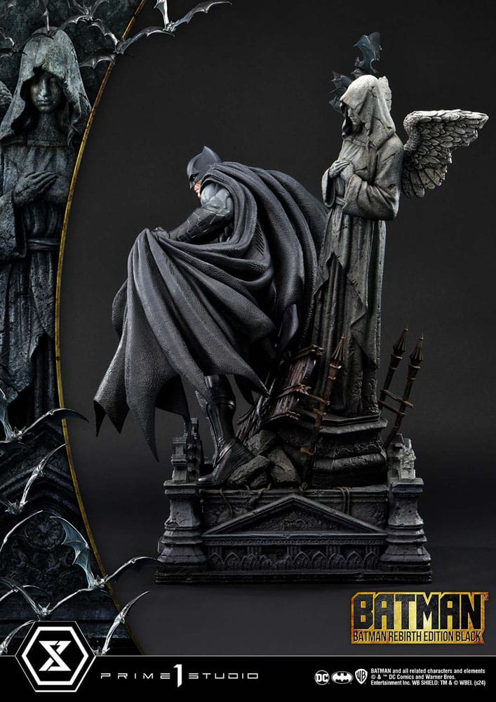 Batman Ultimate Premium Masterline Series Statue 1/4 Batman Rebirth Edition Black Deluxe Version 71 cm