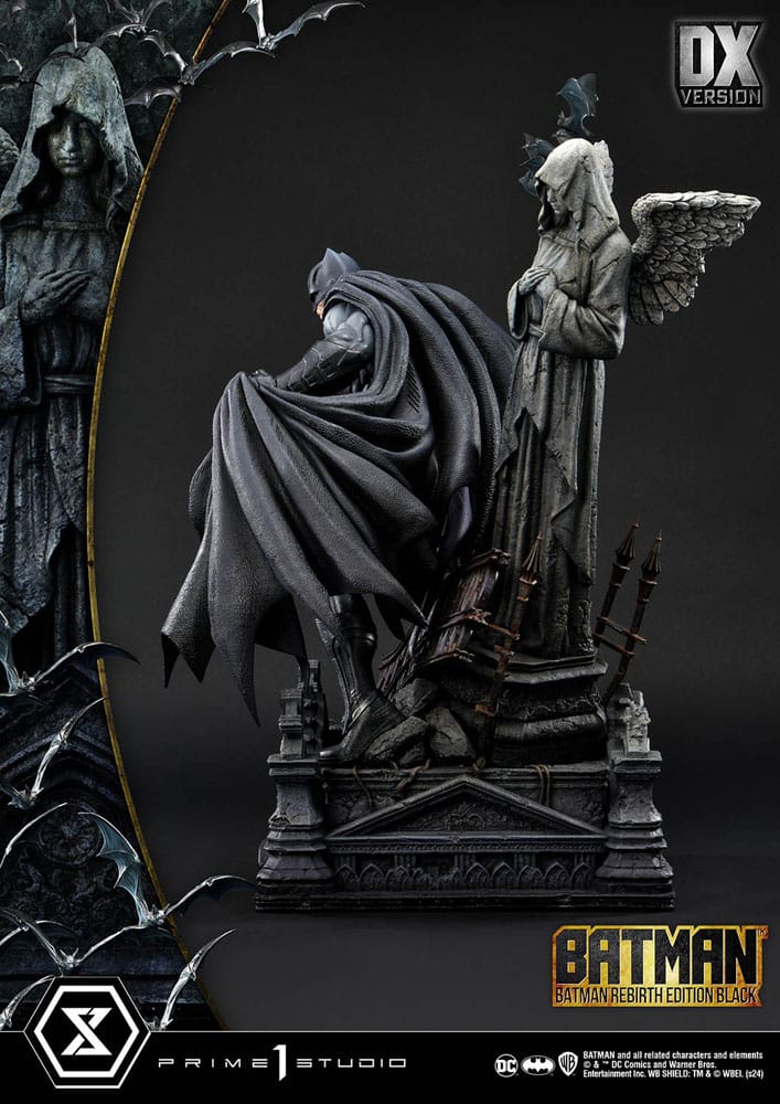 Batman Ultimate Premium Masterline Series Statue 1/4 Batman Rebirth Edition Black Deluxe Version 71 cm