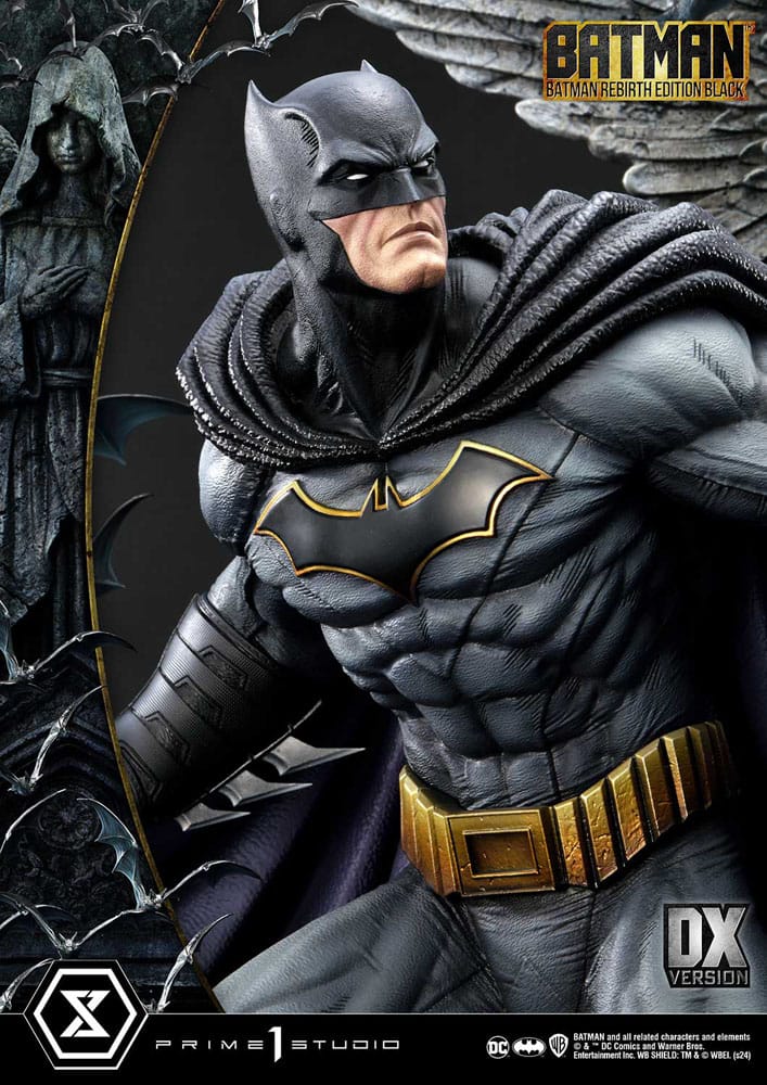 Batman Ultimate Premium Masterline Series Statue 1/4 Batman Rebirth Edition Black Deluxe Version 71 cm