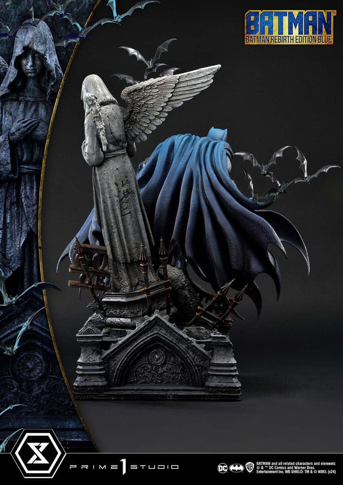 Batman Ultimate Premium Masterline Series Statue 1/4 Batman Rebirth Edition Blue Deluxe Version 71 cm