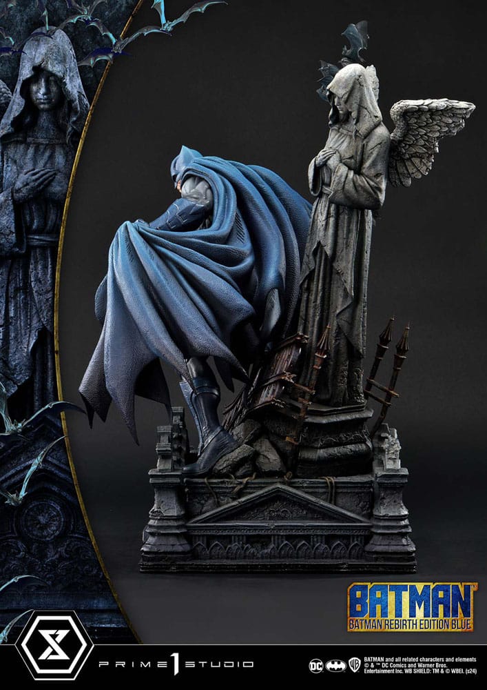 Batman Ultimate Premium Masterline Series Statue 1/4 Batman Rebirth Edition Blue Deluxe Version 71 cm