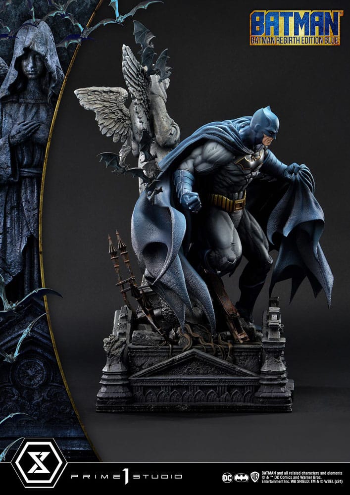 Batman Ultimate Premium Masterline Series Statue 1/4 Batman Rebirth Edition Blue Deluxe Version 71 cm