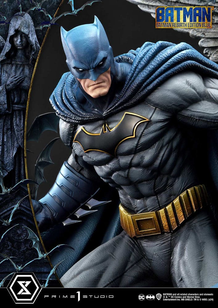 Batman Ultimate Premium Masterline Series Statue 1/4 Batman Rebirth Edition Blue Deluxe Version 71 cm