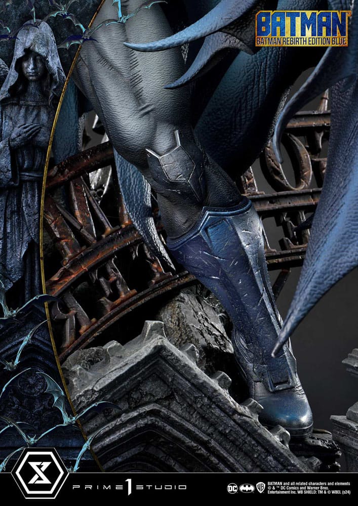 Batman Ultimate Premium Masterline Series Statue 1/4 Batman Rebirth Edition Blue Deluxe Version 71 cm