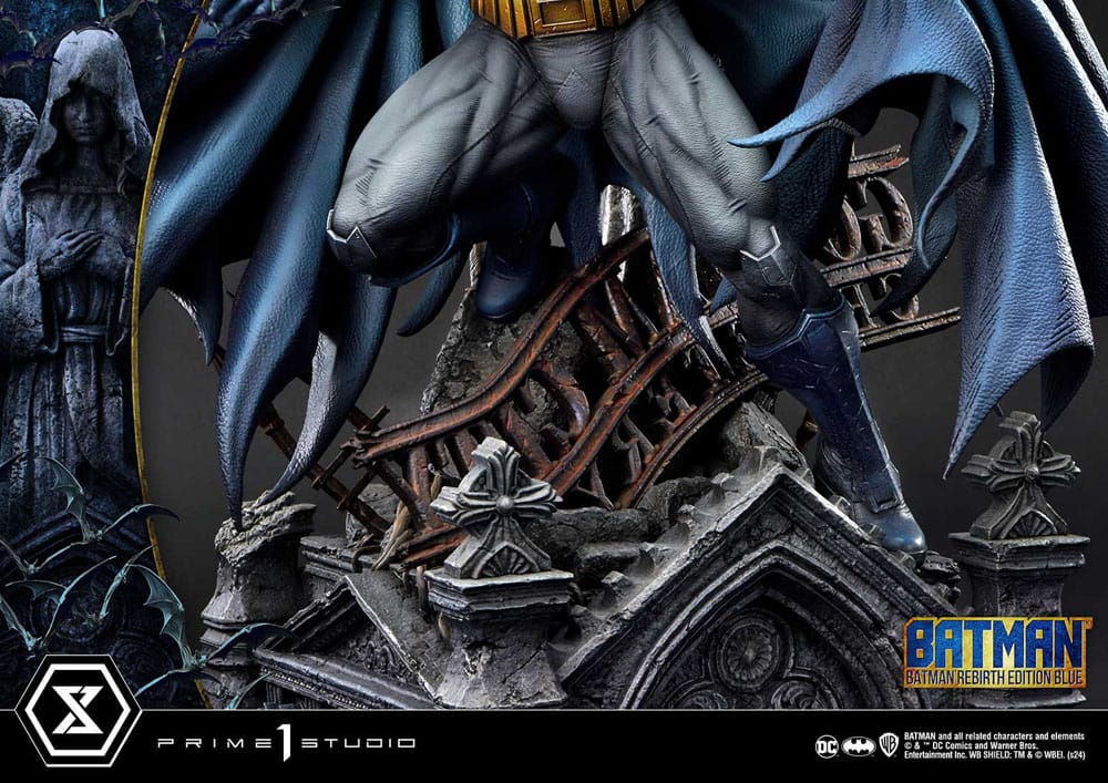 Batman Ultimate Premium Masterline Series Statue 1/4 Batman Rebirth Edition Blue Deluxe Version 71 cm