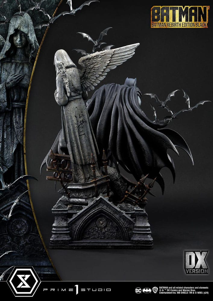 Batman Ultimate Premium Masterline Series Statue 1/4 Batman Rebirth Edition Black Deluxe Bonus Version 71 cm