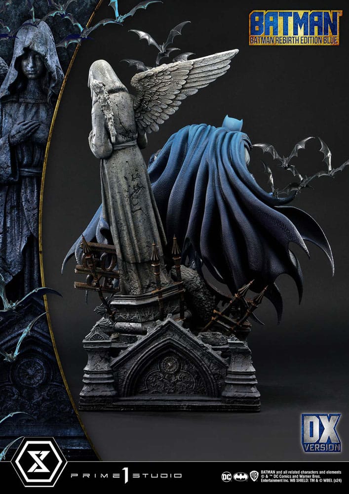 Batman Ultimate Premium Masterline Series Statue 1/4 Batman Rebirth Edition Blue Deluxe Bonus Version 71 cm