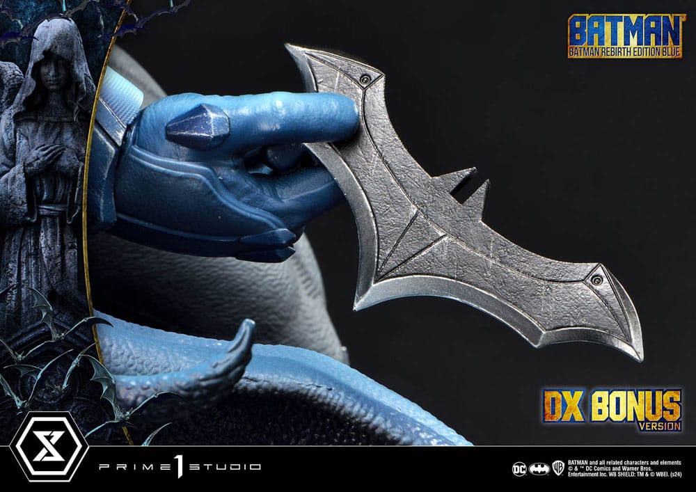 Batman Ultimate Premium Masterline Series Statue 1/4 Batman Rebirth Edition Blue Deluxe Bonus Version 71 cm