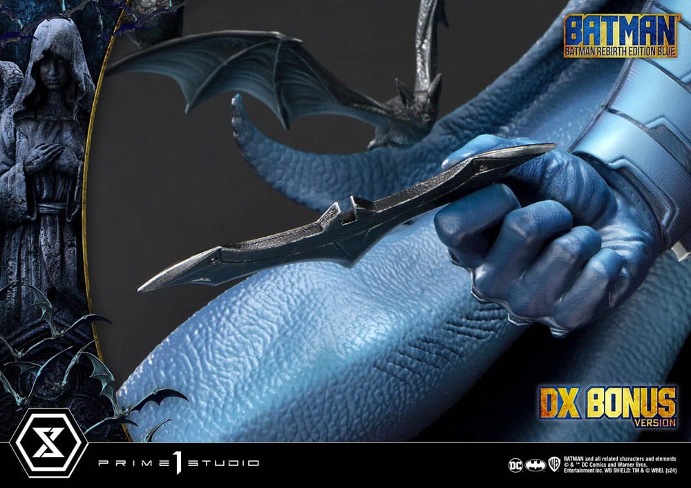 Batman Ultimate Premium Masterline Series Statue 1/4 Batman Rebirth Edition Blue Deluxe Bonus Version 71 cm