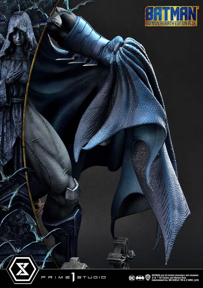 Batman Ultimate Premium Masterline Series Statue 1/4 Batman Rebirth Edition Blue Deluxe Bonus Version 71 cm