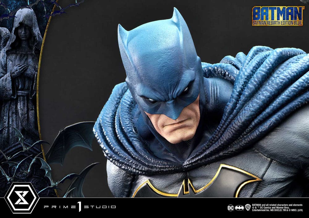 Batman Ultimate Premium Masterline Series Statue 1/4 Batman Rebirth Edition Blue Deluxe Bonus Version 71 cm