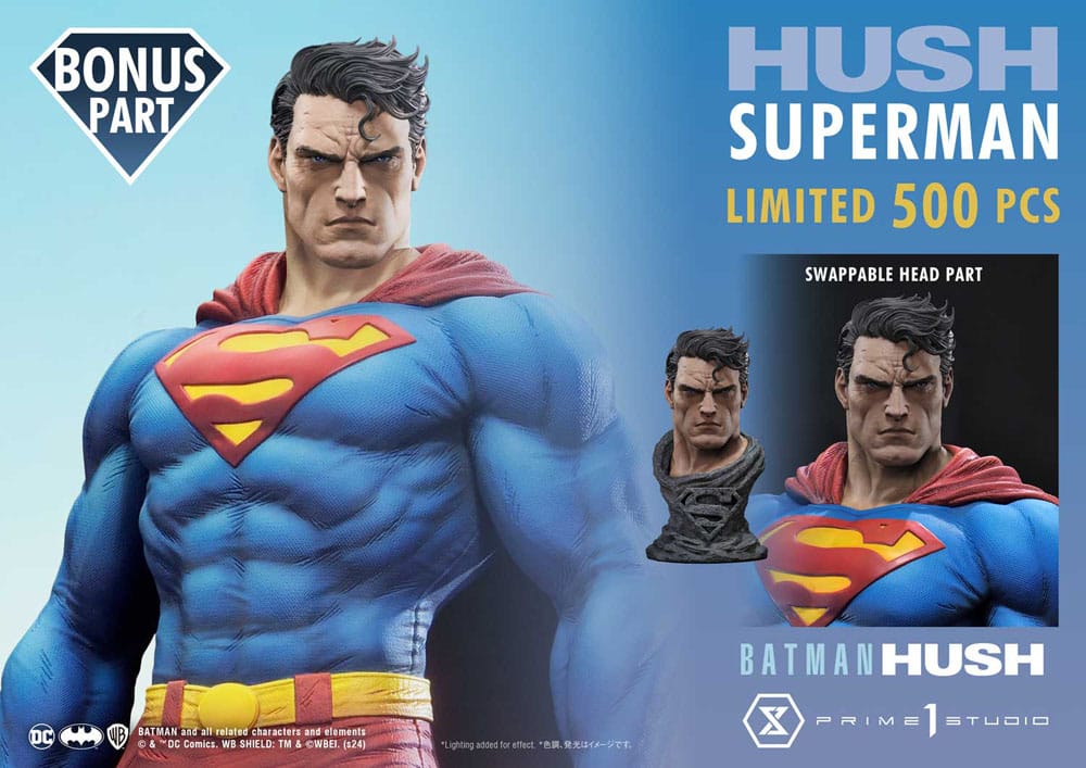 DC Comics Premium Masterline Series Statue 1/4 Batman: Hush (Comic) Superman Bonus Version 77 cm