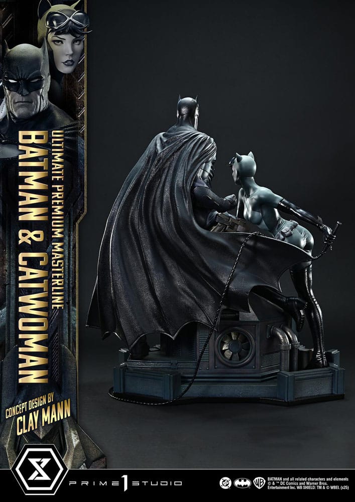 DC Comics Ultimate Premium Masterline Series Statue 1/4 Batman &amp; Catwoman (Concept Design by Clay Mann) 56 cm