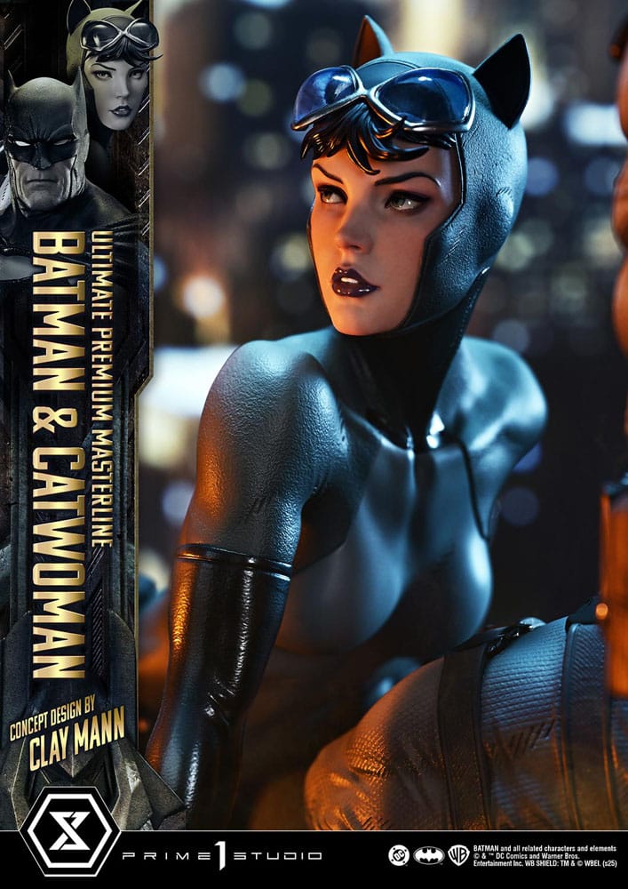 DC Comics Ultimate Premium Masterline Series Statue 1/4 Batman & Catwoman (Concept Design by Clay Mann) 56 cm