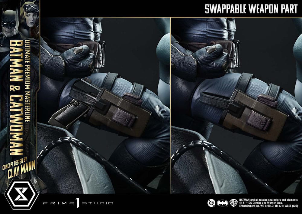 DC Comics Ultimate Premium Masterline Series Statue 1/4 Batman & Catwoman (Concept Design by Clay Mann) Bonus Version 56 cm