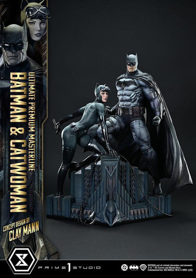 DC Comics Ultimate Premium Masterline Series Statue 1/4 Batman & Catwoman (Concept Design by Clay Mann) Bonus Version 56 cm