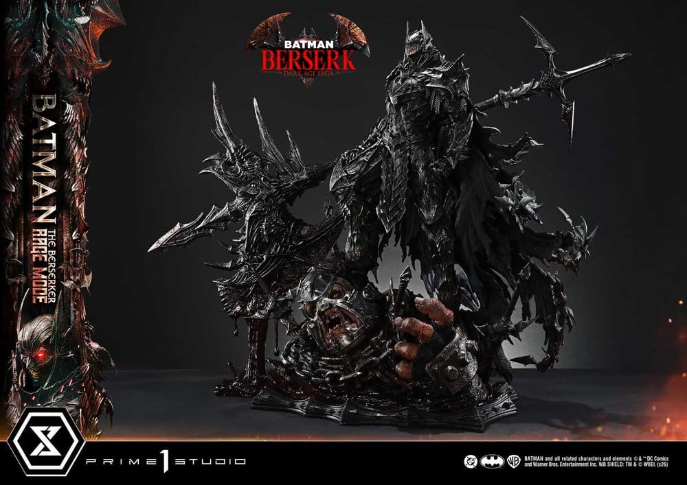 DC Comics Ultimate Premium Masterline Series Statue 1/4 Batman (Comics) Batman: The Berserker Rage Mode 82 cm