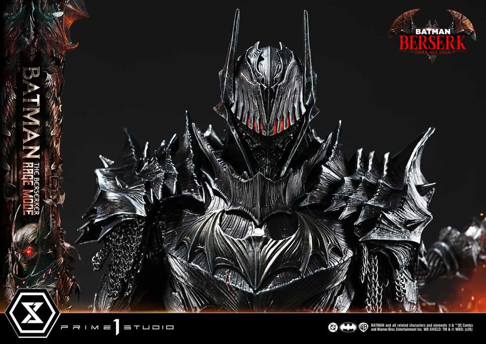 DC Comics Ultimate Premium Masterline Series Statue 1/4 Batman (Comics) Batman: The Berserker Rage Mode 82 cm