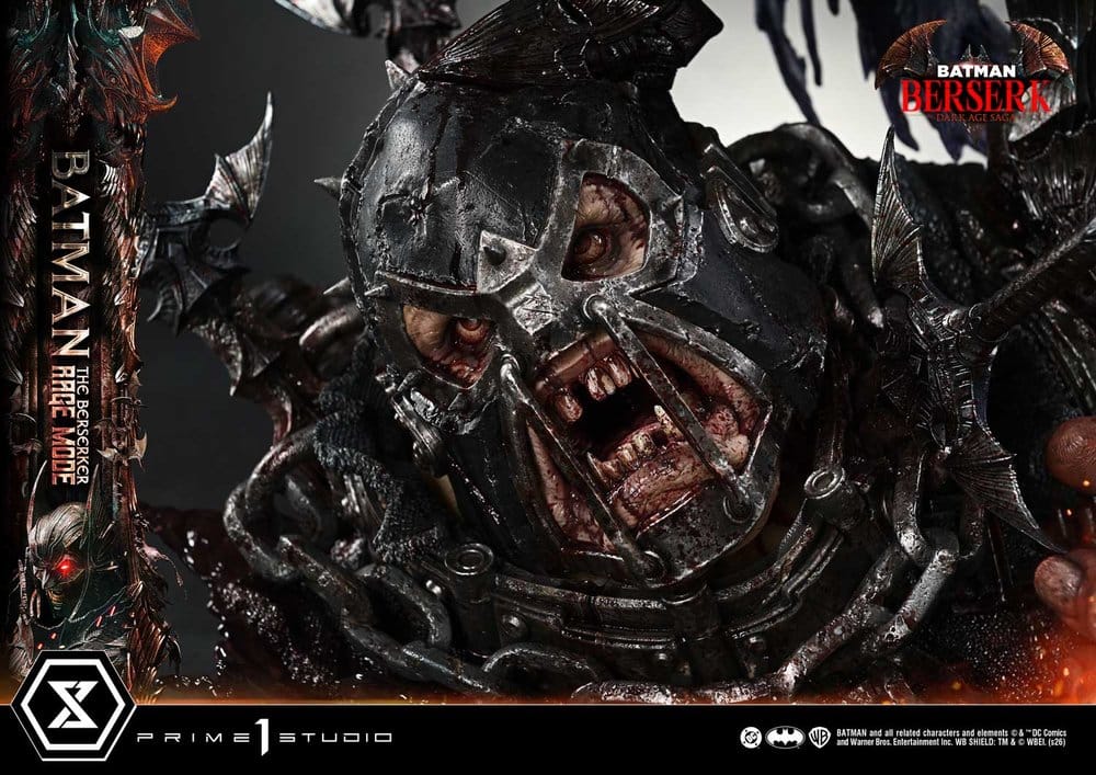 DC Comics Ultimate Premium Masterline Series Statue 1/4 Batman (Comics) Batman: The Berserker Rage Mode 82 cm