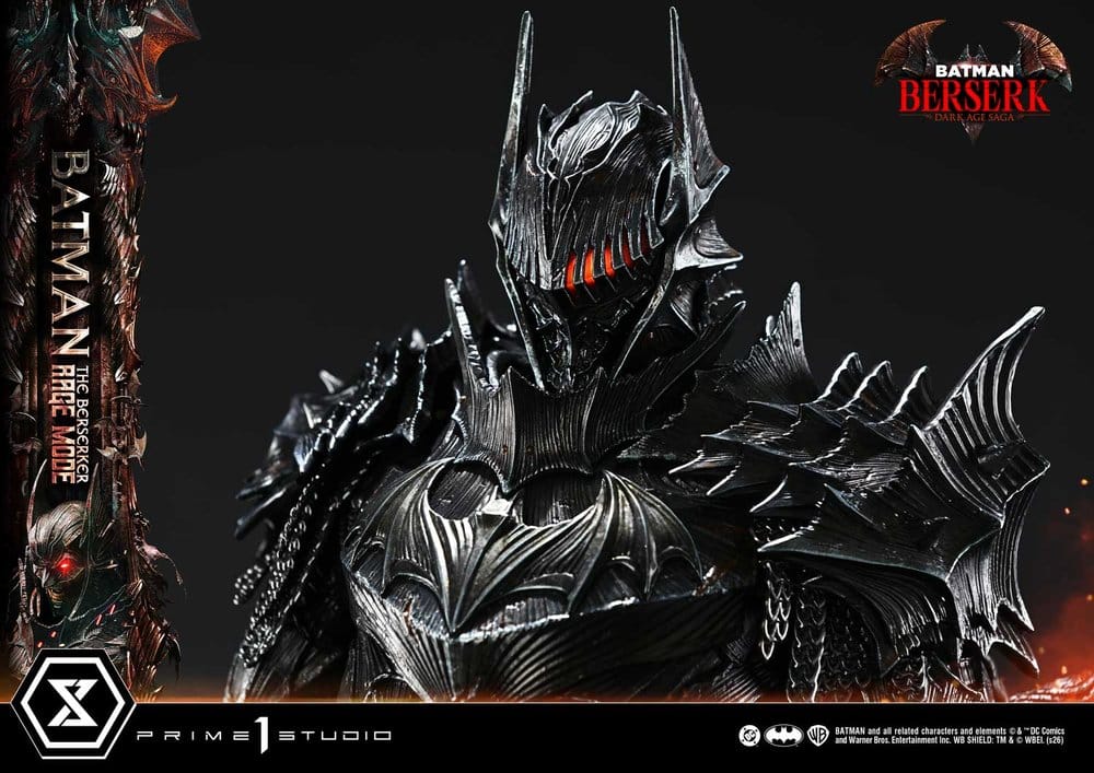 DC Comics Ultimate Premium Masterline Series Statue 1/4 Batman (Comics) Batman: The Berserker Rage Mode 82 cm
