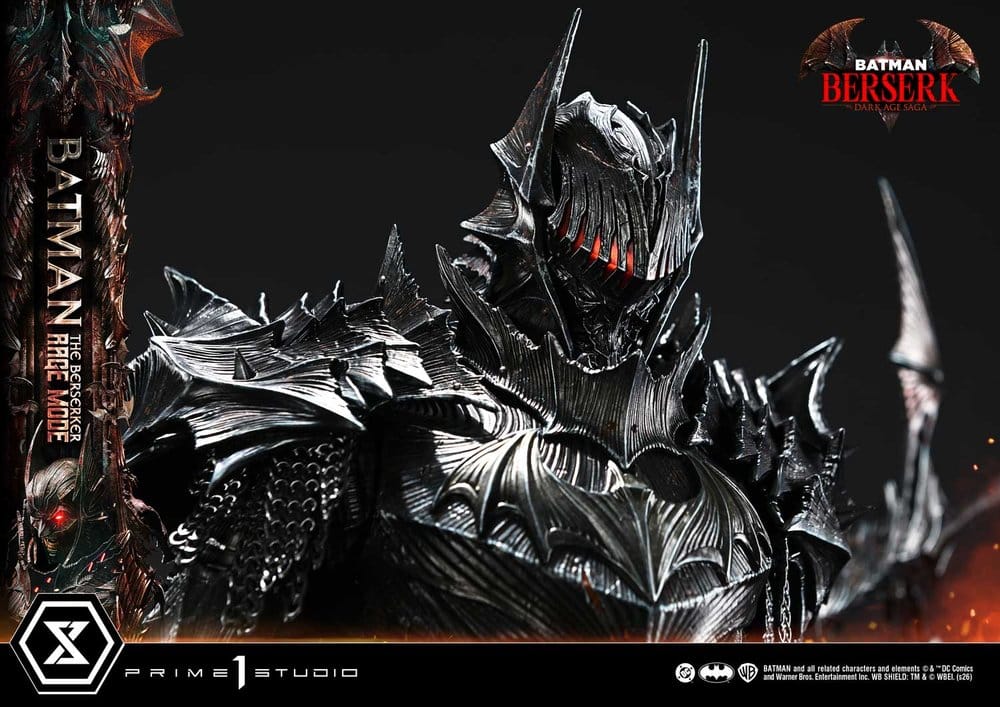 DC Comics Ultimate Premium Masterline Series Statue 1/4 Batman (Comics) Batman: The Berserker Rage Mode 82 cm
