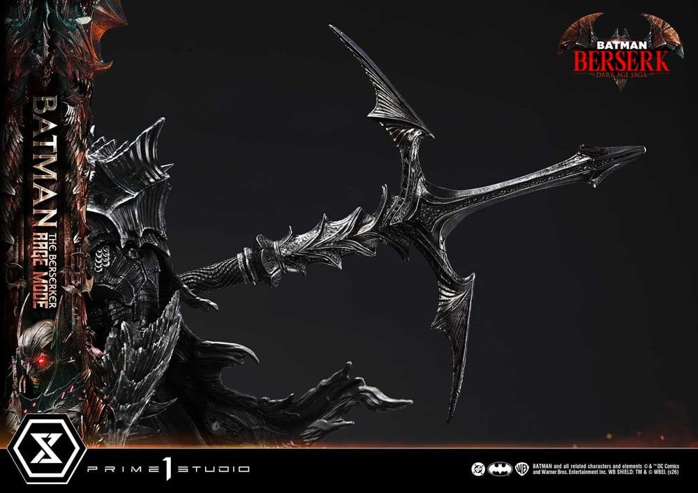 DC Comics Ultimate Premium Masterline Series Statue 1/4 Batman (Comics) Batman: The Berserker Rage Mode 82 cm
