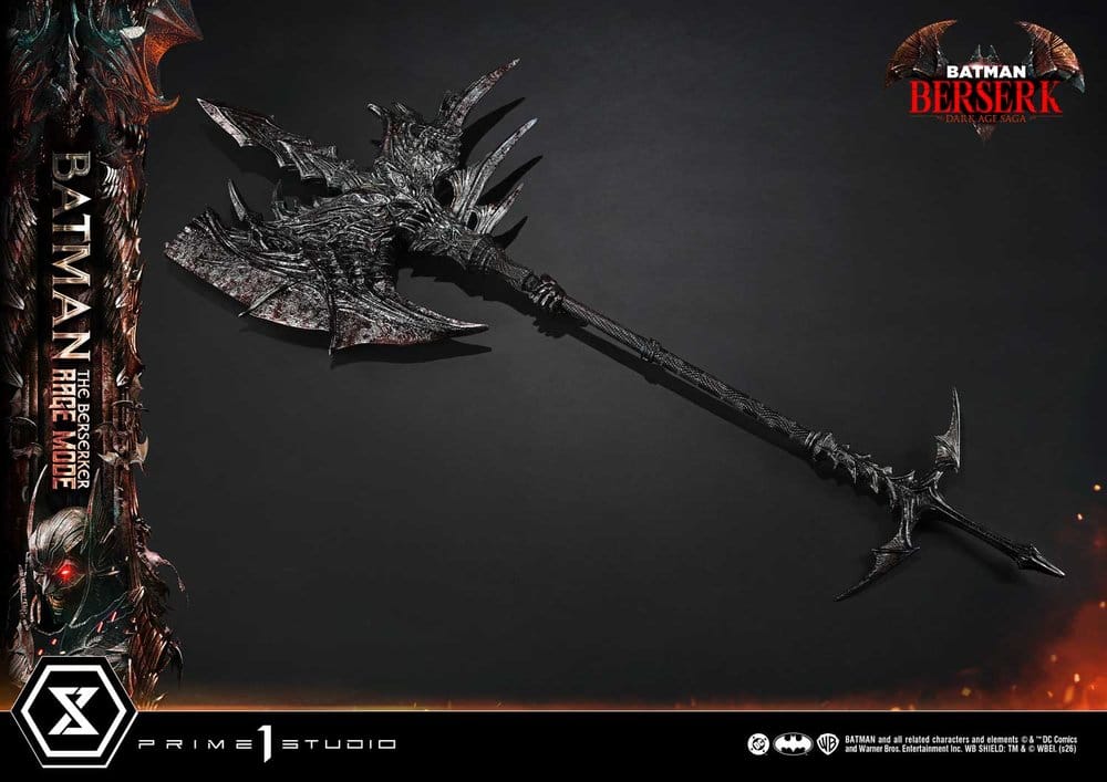 DC Comics Ultimate Premium Masterline Series Statue 1/4 Batman (Comics) Batman: The Berserker Rage Mode 82 cm
