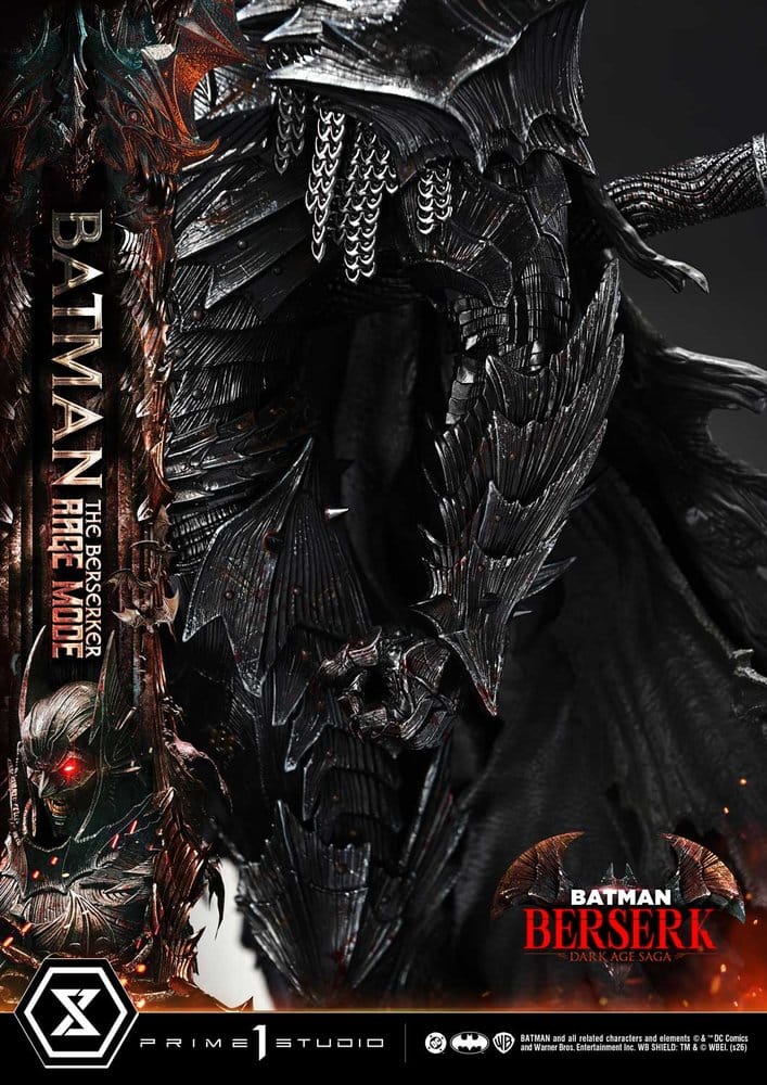 DC Comics Ultimate Premium Masterline Series Statue 1/4 Batman (Comics) Batman: The Berserker Rage Mode 82 cm