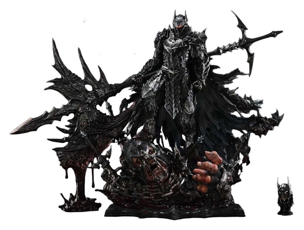 DC Comics Ultimate Premium Masterline Series Statue 1/4 Batman (Comics) Batman: The Berserker Rage Mode Deluxe Version 93 cm