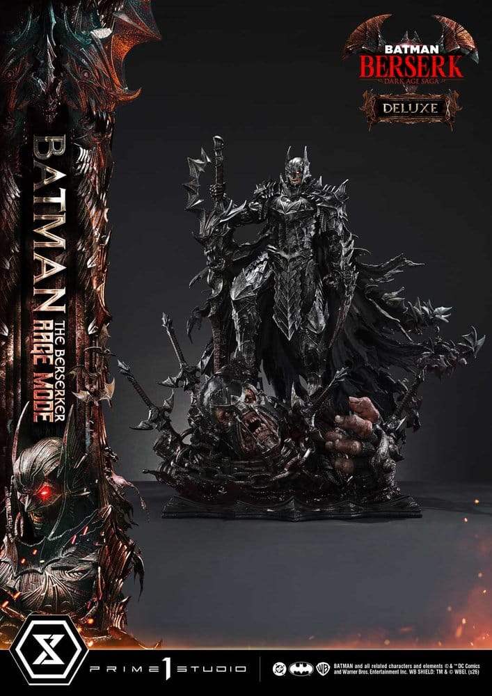 DC Comics Premium Masterline Series Statue 1/4 Batman (Comics) Batman: The Berserker Rage Mode Deluxe Version 93 cm