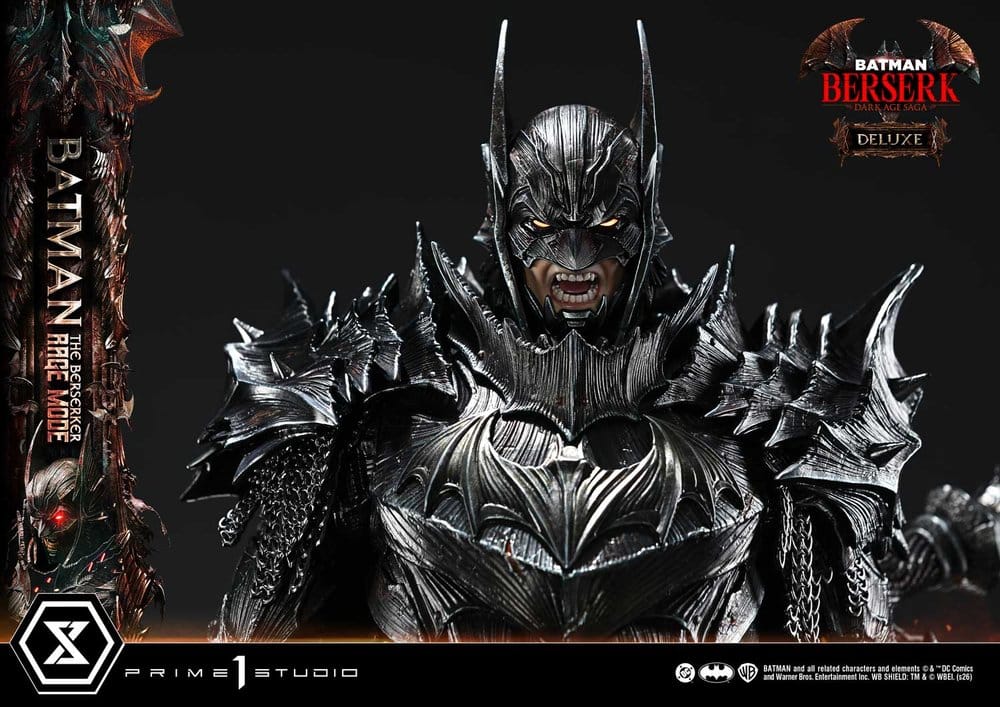 DC Comics Ultimate Premium Masterline Series Statue 1/4 Batman (Comics) Batman: The Berserker Rage Mode Deluxe Version 93 cm