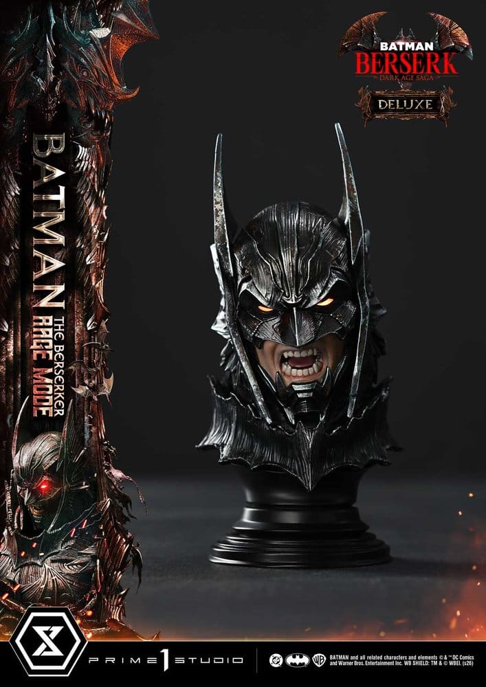 DC Comics Ultimate Premium Masterline Series Statue 1/4 Batman (Comics) Batman: The Berserker Rage Mode Deluxe Version 93 cm