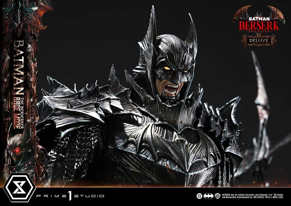 DC Comics Ultimate Premium Masterline Series Statue 1/4 Batman (Comics) Batman: The Berserker Rage Mode Deluxe Version 93 cm