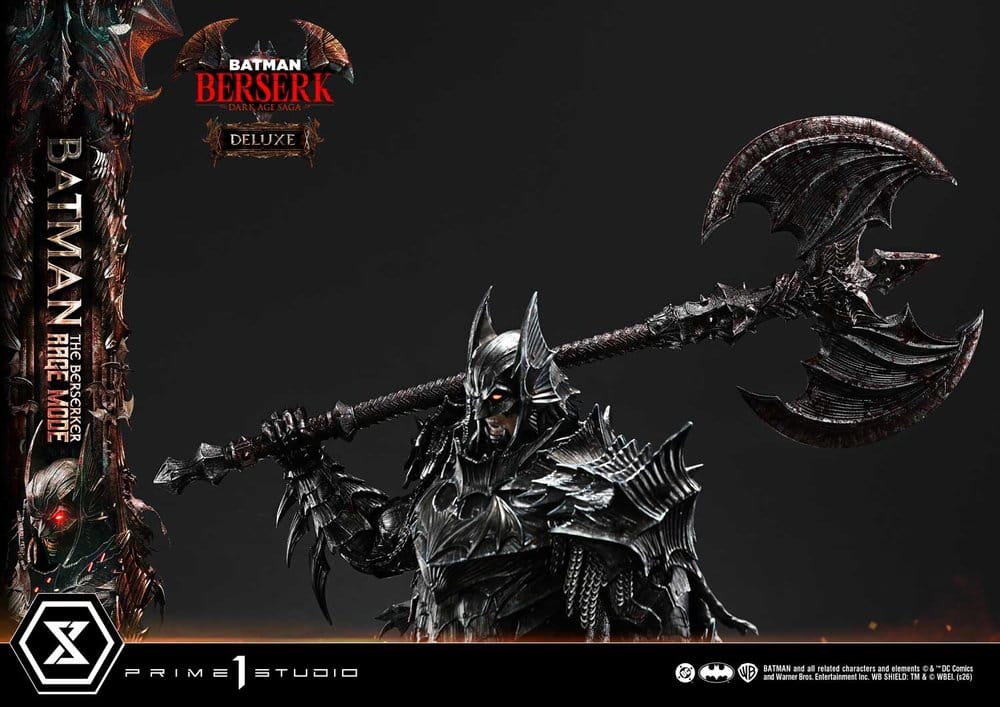 DC Comics Ultimate Premium Masterline Series Statue 1/4 Batman (Comics) Batman: The Berserker Rage Mode Deluxe Version 93 cm