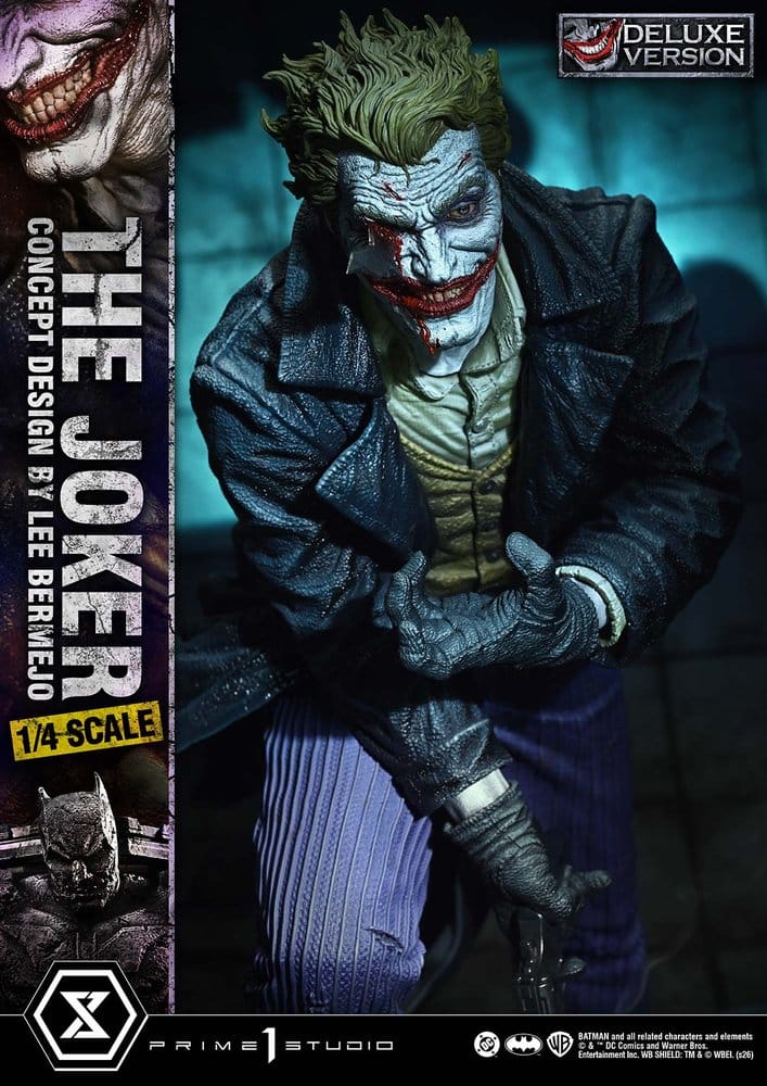 DC Comics Ultimate Premium Masterline Series Statue 1/4 The Joker (Concept Design by Lee Bermejo) Deluxe Version 53 cm