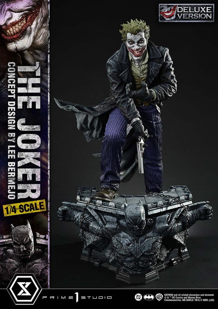 DC Comics Ultimate Premium Masterline Series Statue 1/4 The Joker (Concept Design by Lee Bermejo) Deluxe Version 53 cm