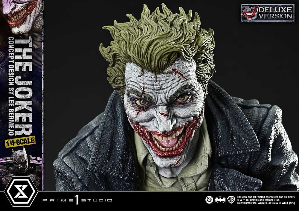 DC Comics Ultimate Premium Masterline Series Statue 1/4 The Joker (Concept Design by Lee Bermejo) Deluxe Version 53 cm