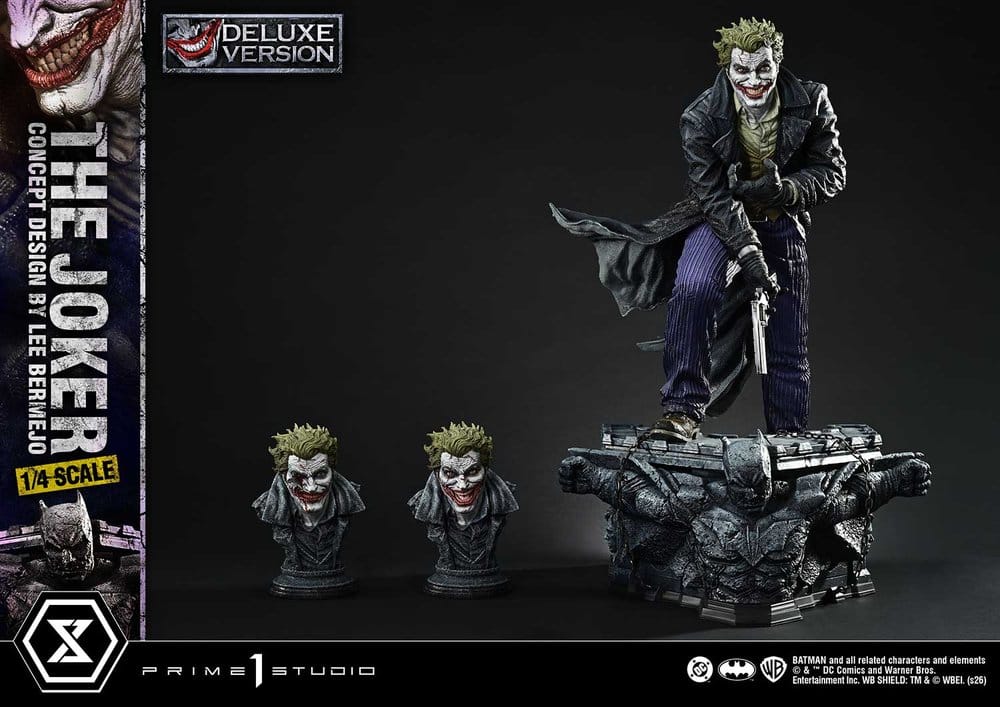 DC Comics Ultimate Premium Masterline Series Statue 1/4 The Joker (Concept Design by Lee Bermejo) Deluxe Version 53 cm