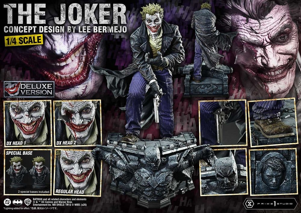 DC Comics Ultimate Premium Masterline Series Statue 1/4 The Joker (Concept Design by Lee Bermejo) DX Bonus Version 53 cm