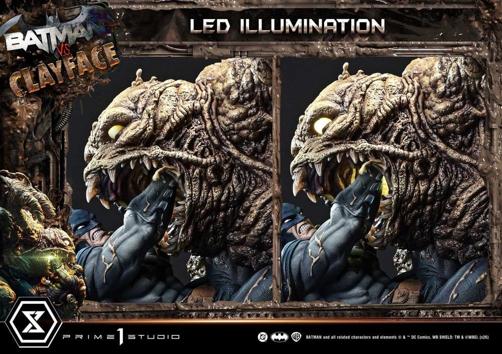DC Comics Ultimate Premium Masterline Series Statue 1/4 Batman VS Clayface Deluxe Version 83 cm