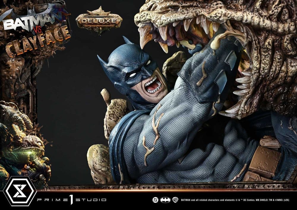 DC Comics Ultimate Premium Masterline Series Statue 1/4 Batman VS Clayface Deluxe Version 83 cm