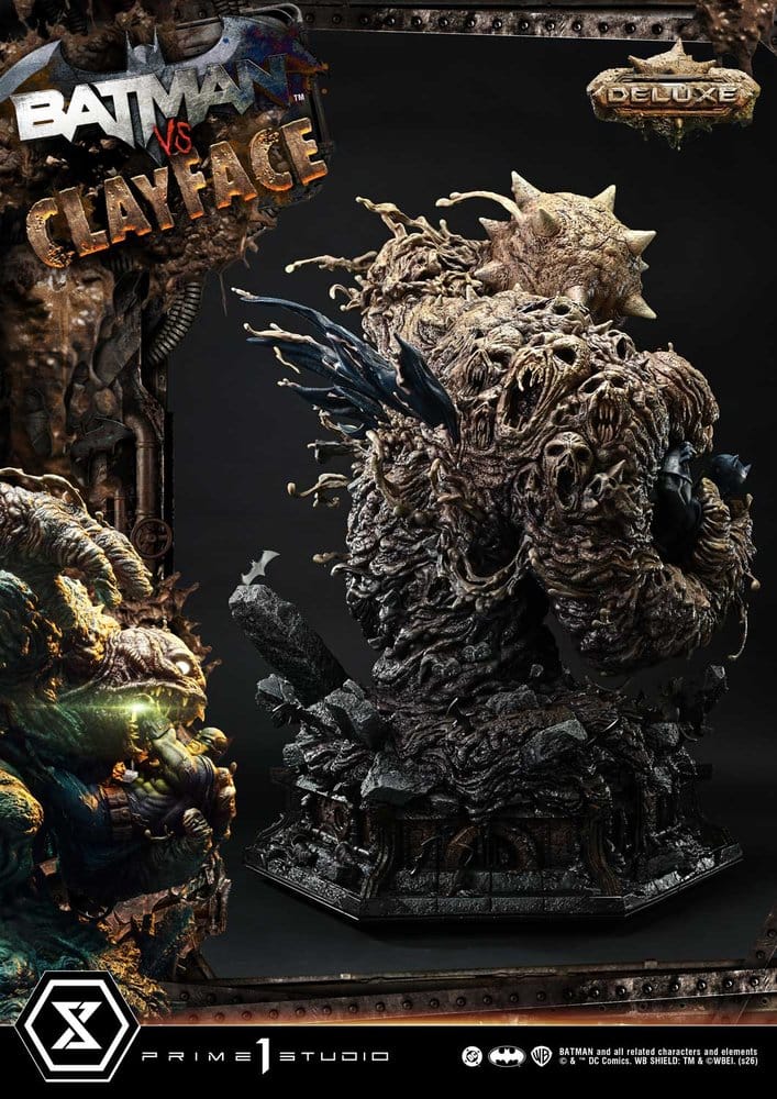 DC Comics Ultimate Premium Masterline Series Statue 1/4 Batman VS Clayface Deluxe Version 83 cm