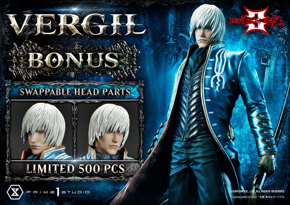 Devil May Cry 3 Ultimate Premium Masterline Series Statue 1/4 Vergil Deluxe Bonus Version 69 cm - Damaged packaging