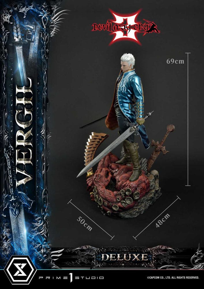 Devil May Cry 3 Ultimate Premium Masterline Series Statue 1/4 Vergil Deluxe Bonus Version 69 cm - Damaged packaging