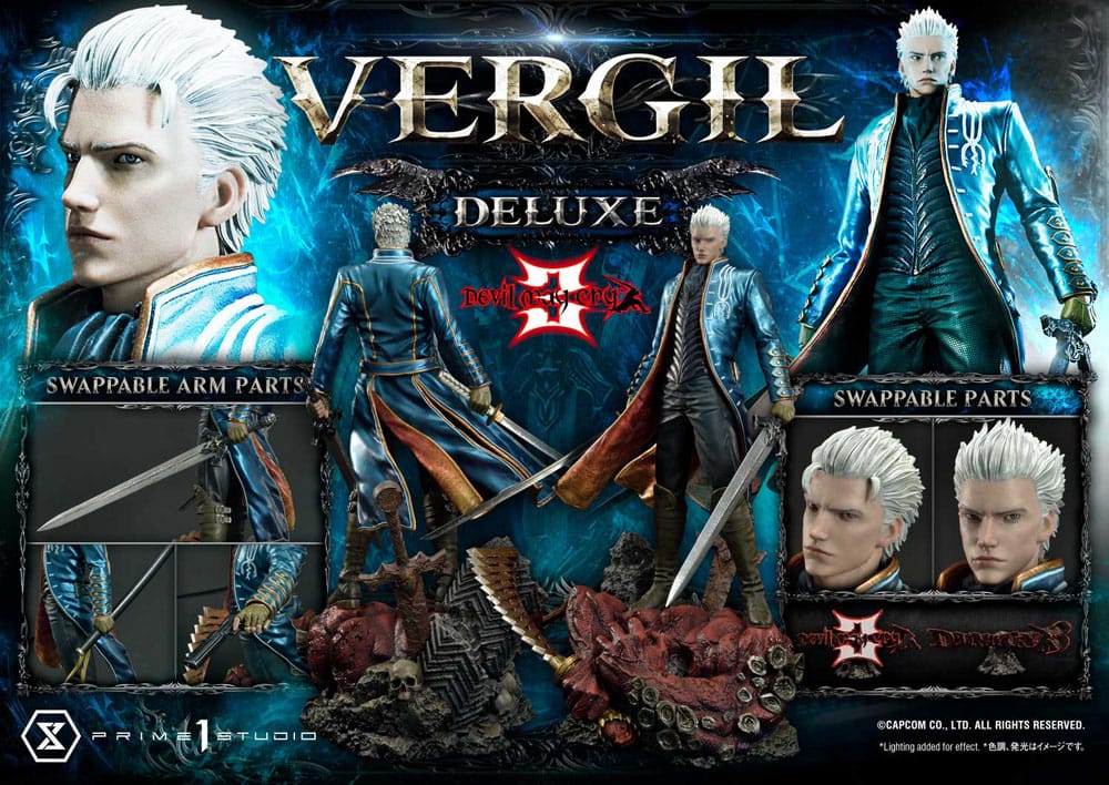 Devil May Cry 3 Ultimate Premium Masterline Series Statue 1/4 Vergil Deluxe Bonus Version 69 cm - Damaged packaging