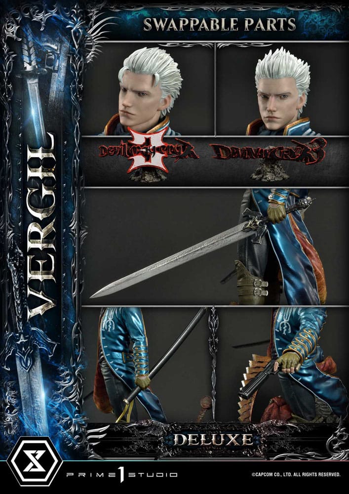 Devil May Cry 3 Ultimate Premium Masterline Series Statue 1/4 Vergil Deluxe Bonus Version 69 cm - Damaged packaging